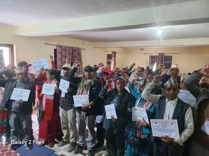 एमाले मष्टा गाउँपालिकाको दोस्रो पालिका अधिवेशन सम्पन्न