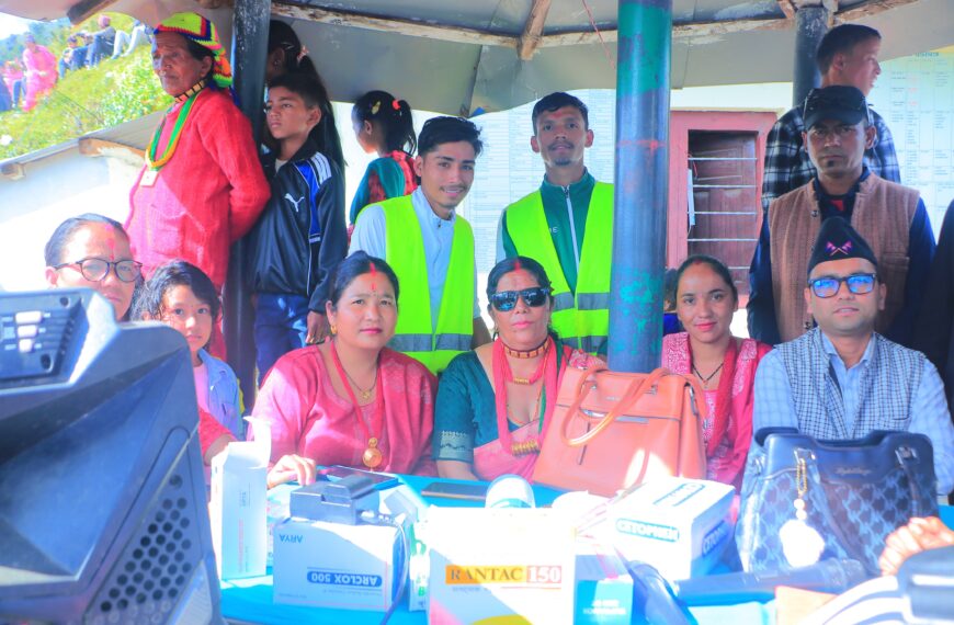 बित्थडचिरको ध्याची मेलामा सहायता कक्षमार्फत १५० भन्दा बढीले स्वास्थ्य सेवा…