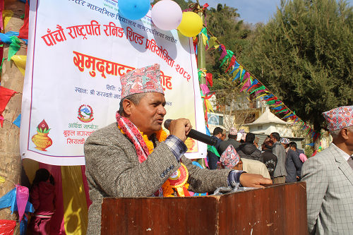 राष्ट्रपति रनिङ शिल्ड प्रतियोगिता; शिल्ड विजेतालाई १० हजार दिने उपप्रमुख बोहराको घोषणा