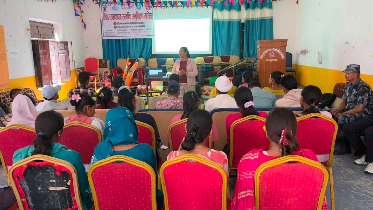 जयपृथ्वी नगरपालिकामा विपद् व्यवस्थापन अनुशिक्षण तालिम सम्पन्न, ९० जना लाभान्वित 