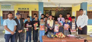 जन्मदिनको अवसरमा अनाथ बालबालिकालाई शैक्षिक सामग्री सहयोग